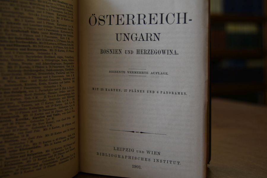 Meyers Reisebücher Österreich-Ungarn, Bosnien und Herzegowina.