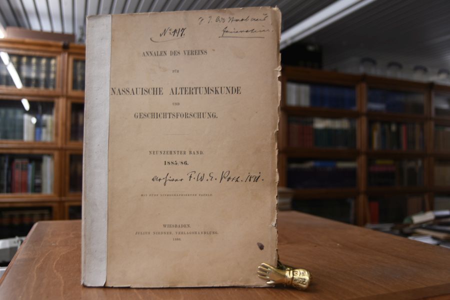 Annalen des Vereins für nassauische Altertumskunde und Geschichtsforschung. 19. Band 1885/86