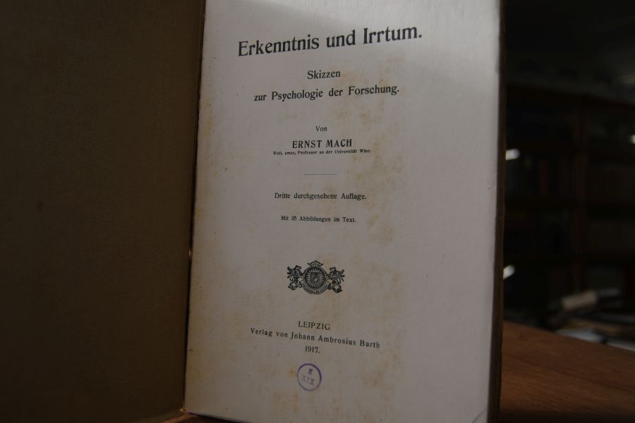 Erkenntnis und Irrtum. Skizzen zur Psychologie der Forschung.