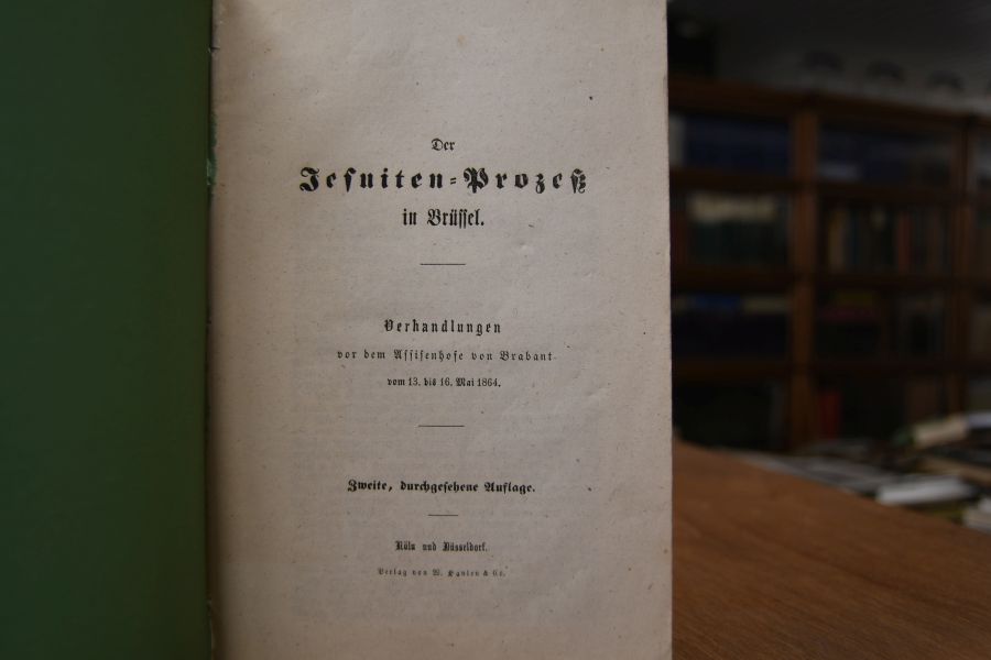 Der Jesuiten-Prozeß in Brüssel.