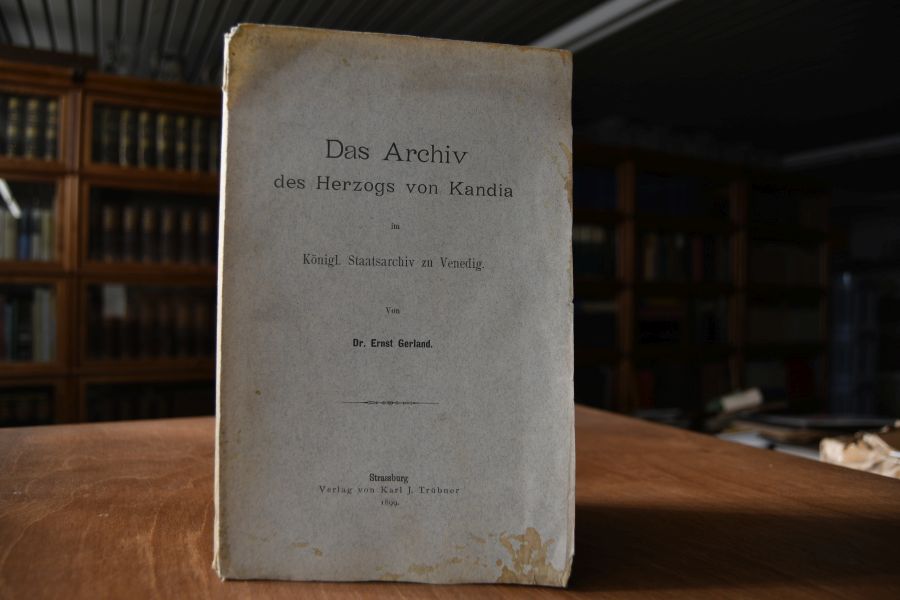 Das Archiv des Herzogs von Kandia im Königl. Staatsarchiv zu Venedig.