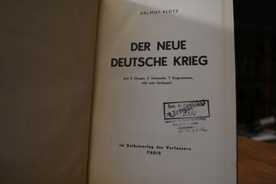 Der neue deutsche Krieg.