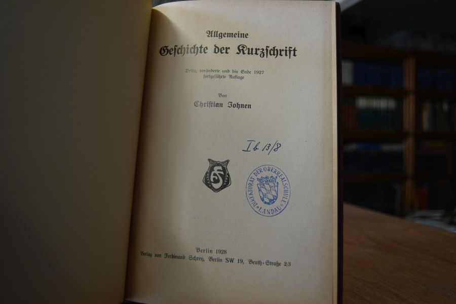 Allgemeine Geschichte der Kurzschrift.