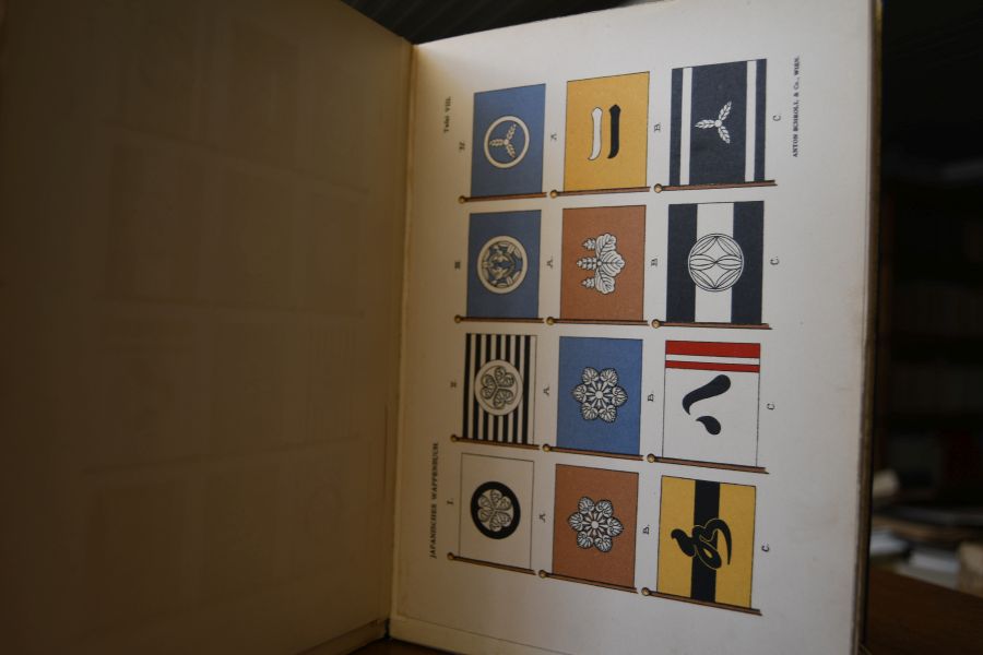 Japanisches Wappenbuch. "Nihon Moncho". Ein Handbuch für Kunstgewerbetreibende und Sammler.