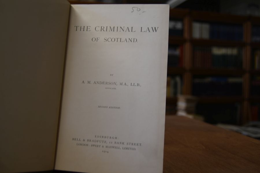 The criminal law of Scotland