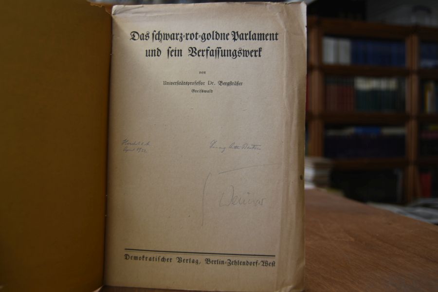 Das schwarz-rot-goldne Parlament und sein Verfassungswerk.