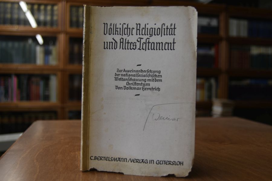Völkische Religiosität und Altes Testament. Zur Auseinandersetzung der nationalsozialistischen Weltanschauung mit dem Christentum.