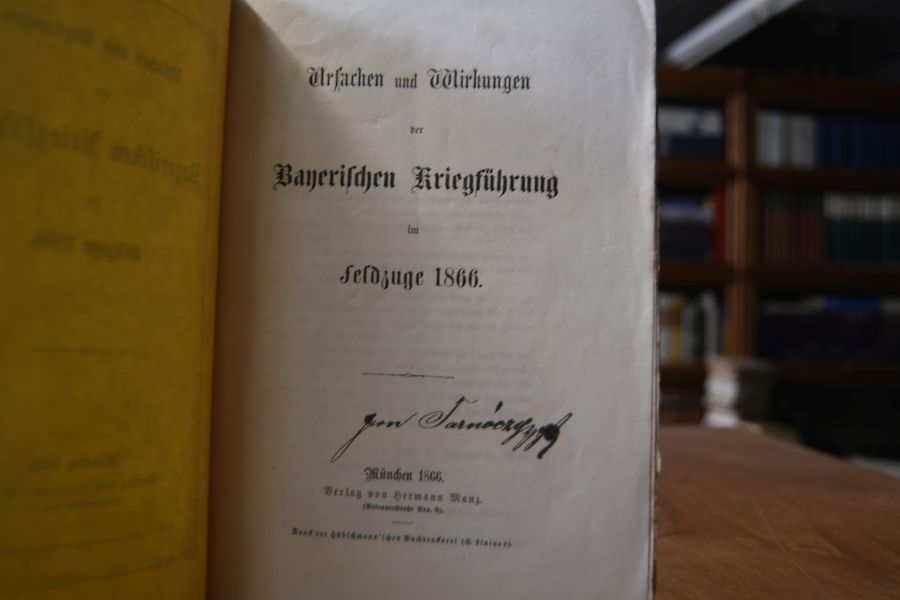 Ursachen und Wirkungen der Bayerischen Kriegführung im Feldzuge 1866.