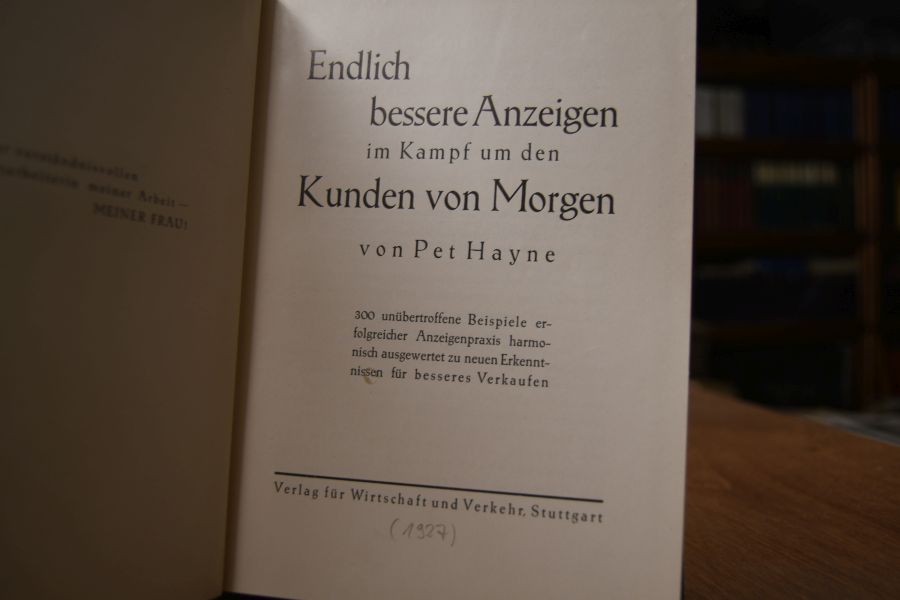 Endlich bessere Anzeigen im Kampf um den Kunden von Morgen.