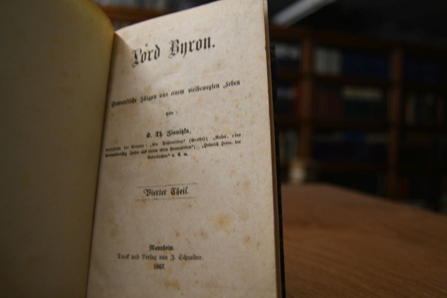 Lord Byron. Romantische Skizzen aus einem vielbewegten Leben. 4. Theil (von 5) apart