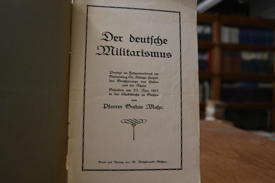 Der deutsche Miliktarismus.
