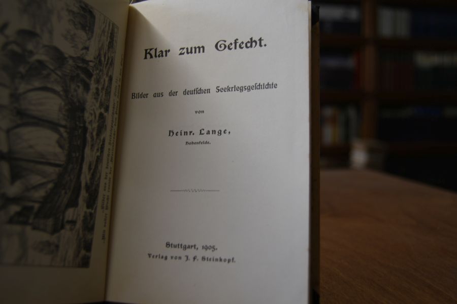 Klar zum Gefecht. Bilder aus der deutschen Seekriegsgeschichte.