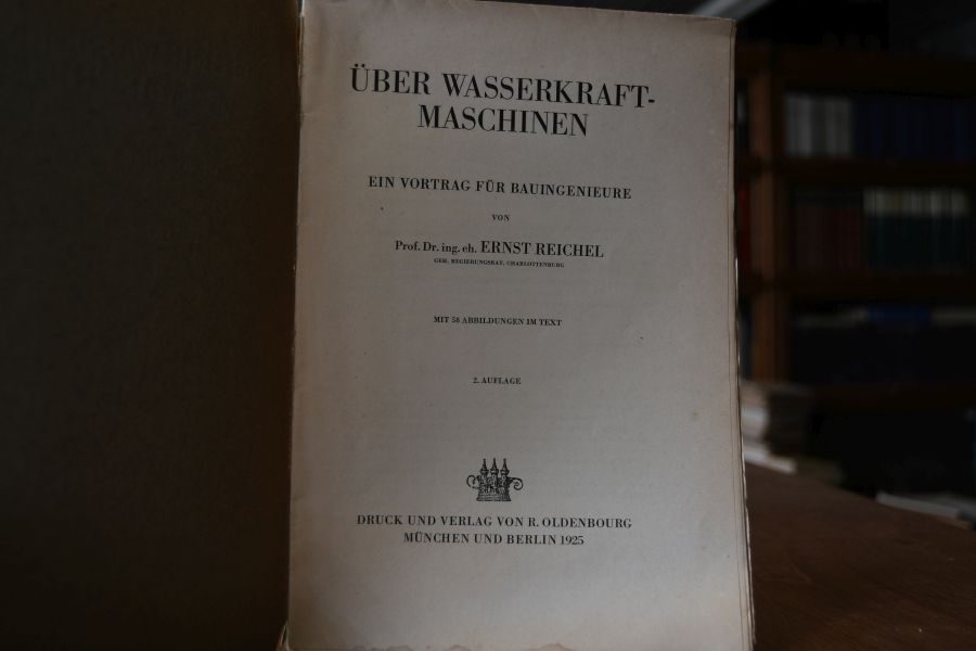 Über Wasserkraftmaschinen. Ein Vortrag für Bauingenieure.