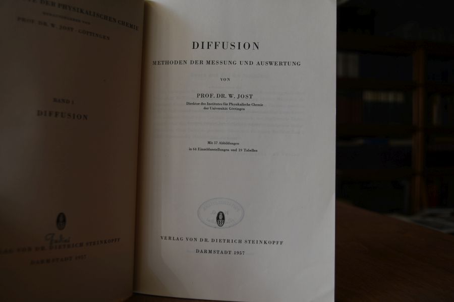 Diffussion. Methoden der Messung und Auswertung.