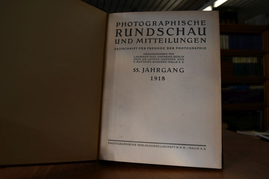 Photographische Rundschau und Mitteilungen. Zeitschrift für Freunde der Photographie. 55. Jahrgang 1918.