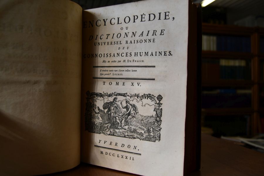 Encyclopedie, ou Dictionnaire Universel Raisonne des Connoissances Humaines Tome XV,