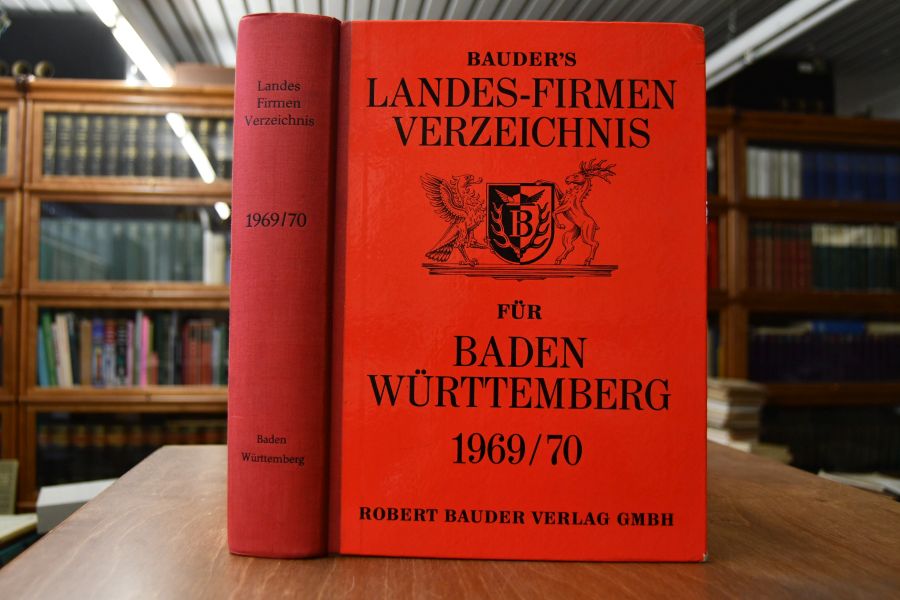 Landesfirmenverzeichnis Baden-Württemberg. Ausgabe 1969/70.