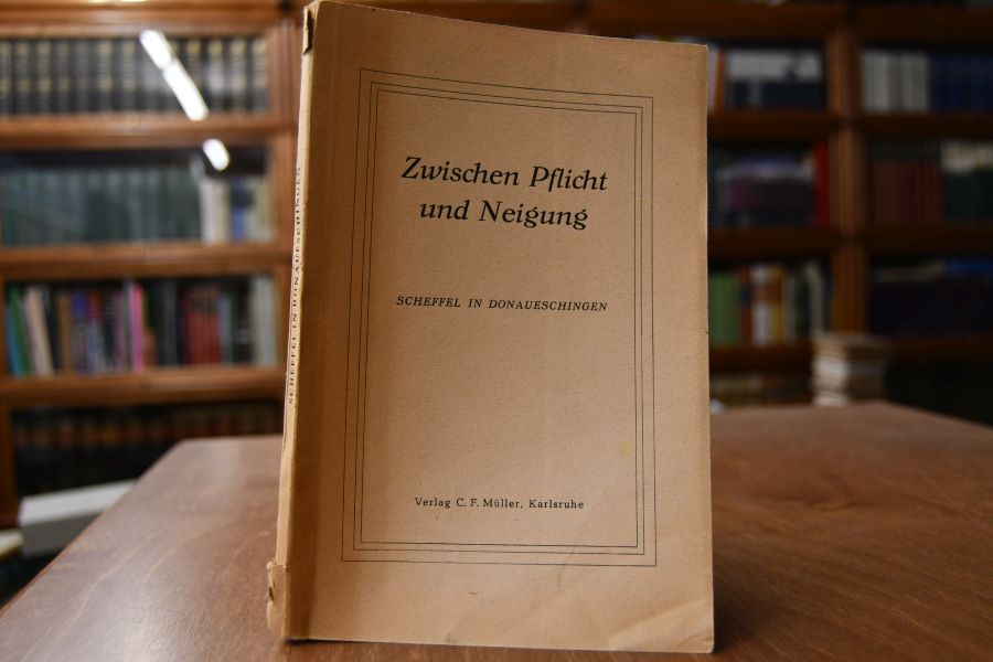 Zwischen Pflicht und Neigung. Scheffel in Donaueschingen. Briefe ins Elternhaus 1857/59.
