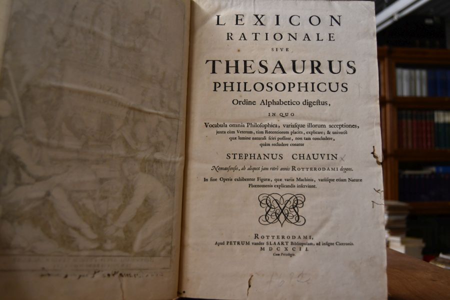 Lexicon rationale sive Thesaurus Philosophicus Ordine Alphabetico digestus, in quo Vocabula omnia Philosophica, variasque illorum acceptiones, juxta cum Veterum, tum Recentiorum placita, explicare; & universe quae lumine naturali sciri possunt, non tam concludere, quam recludere conatur.