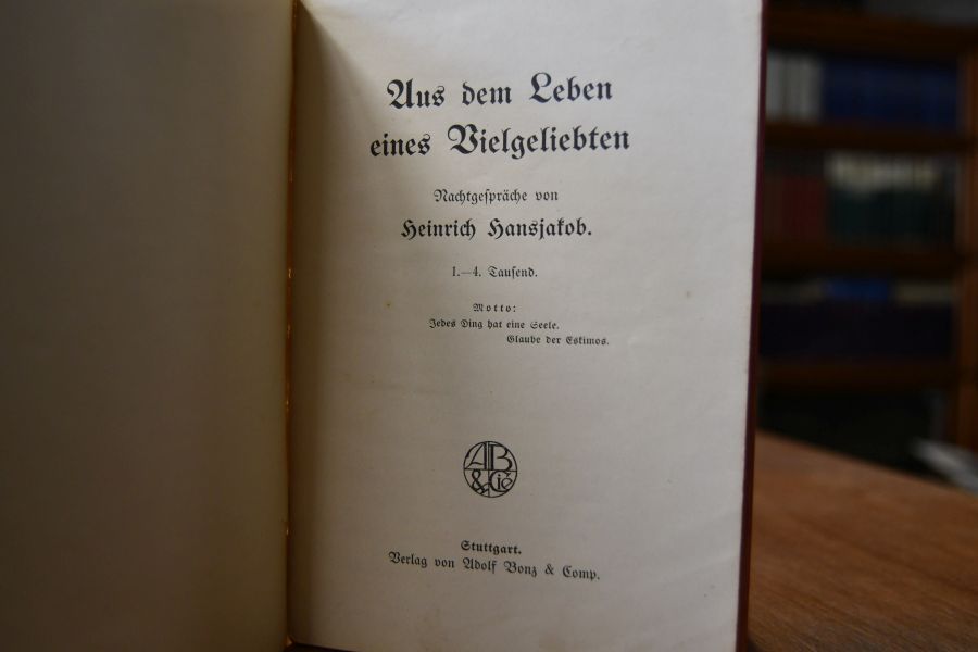 Aus dem Leben eines Vielgeliebten. Nachtgespräche.