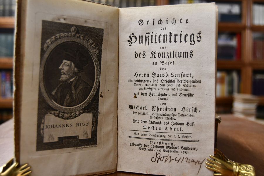 Geschichte des Hussitenkriegs und des Konziliums zu Basel. 4 Theile in 2 Bdn. (Ohne den Supplementband).