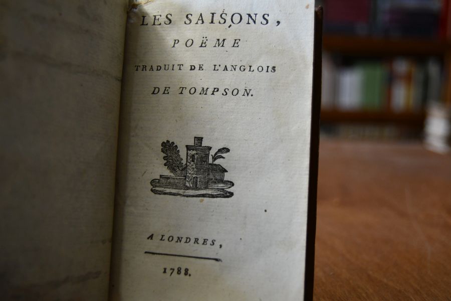 Les Saisons, Poeme. Traduit de l`anglois de Tompson.