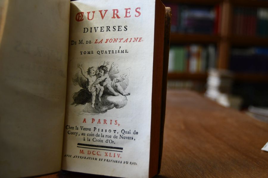 Oeuvres diverses de M. de la Fontaine. 4 Bde. (komplett).