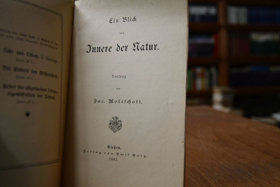 Ein Blick in`s Innere der Natur. Vortrag.