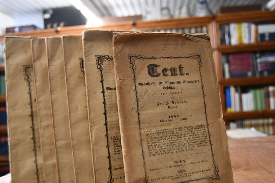 Teut. Monatsschrift der Allgemeinen Germanischen Gesellschaft. Hefte 1-6 1860.