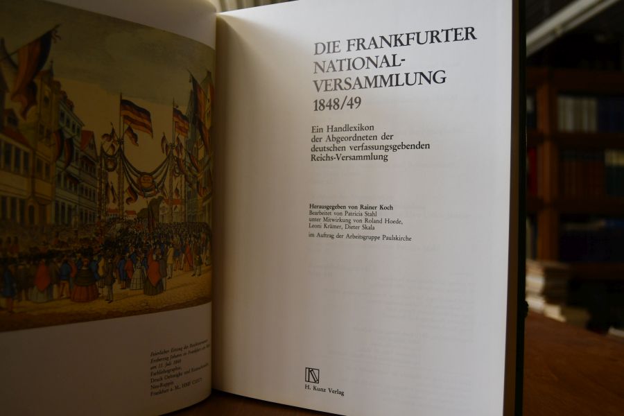 Die Frankfurter Nationalversammlung 1848/49.
