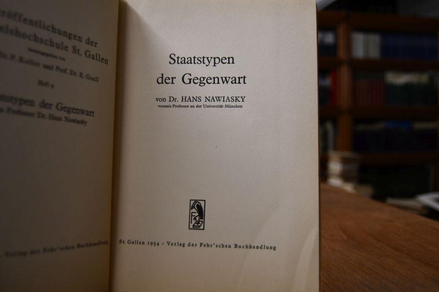 Staatstypen der Gegenwart.