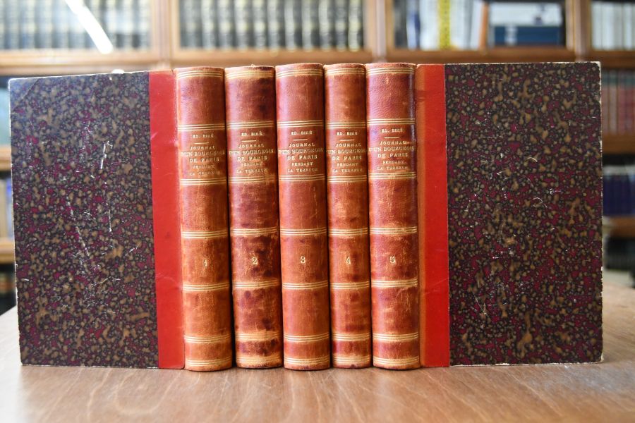 Journal d`un Bourgeois de Paris. Pendant la Terreur. 5 Bde.