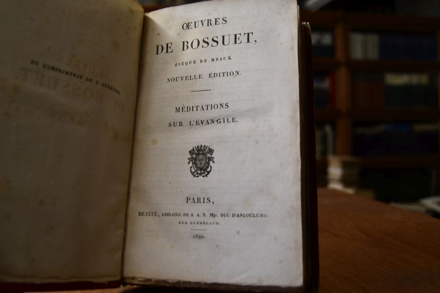 Oeuvres de Bossuet Tome IV (apart), Eveque de Meaux. Meditations sur l`evangile