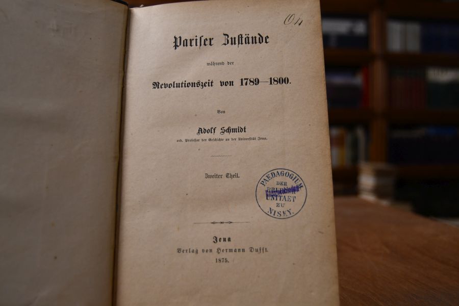Pariser Zustände während der Revolutionszeit von 1789-1800. 1. und 2. Teil (von 3).