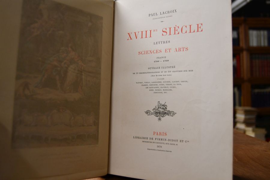 XVIIIme Siecle Lettres Sciences et Arts France 1700-1789.