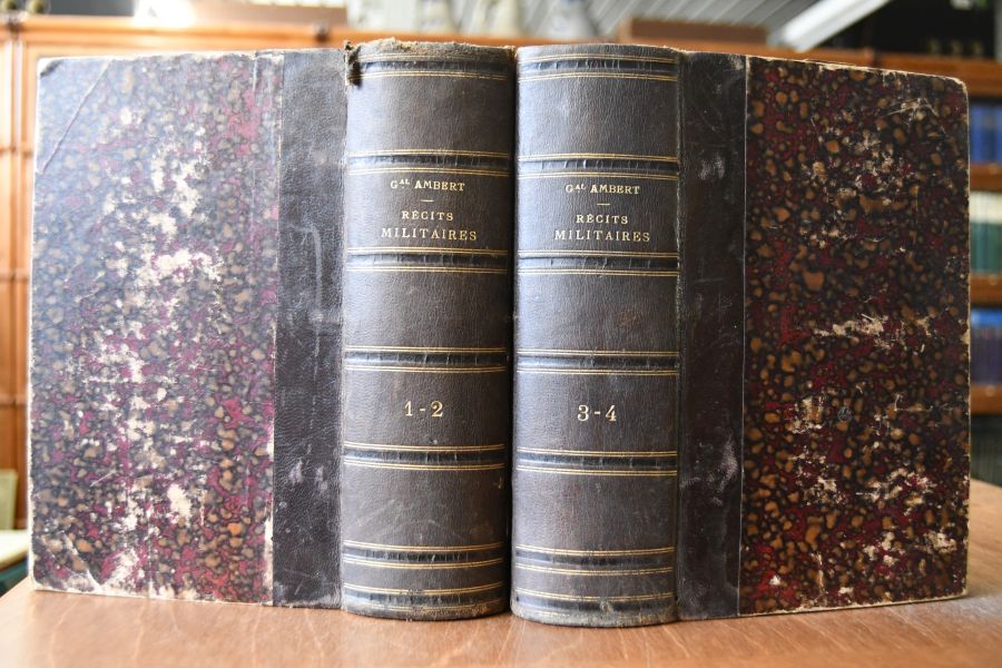 Gaulois et Germains. Recits Militaires. 4 Bde. (komplett). L`Invasion 1870, Apres Sedan 1870-1871, La Loire et L`Est 1870-1871, Le Siege de Paris 1870-1871.