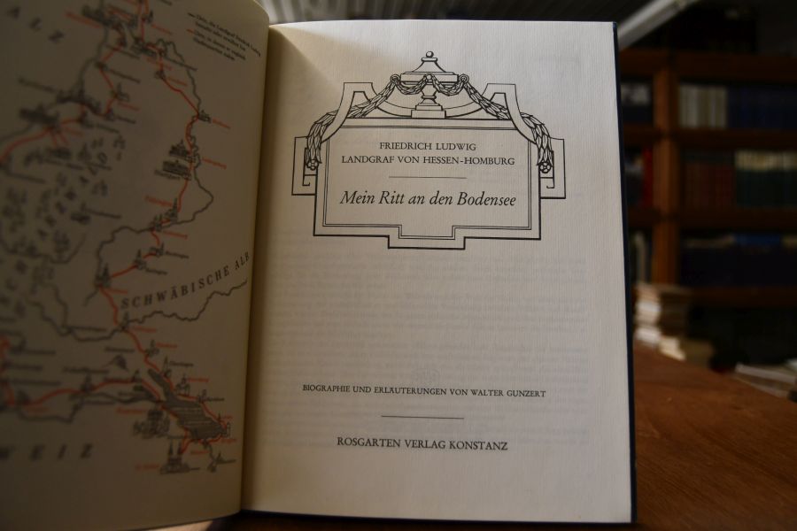 Mein Ritt an den Bodensee. Biographie und Erläuterungen von Walter Gunzert.