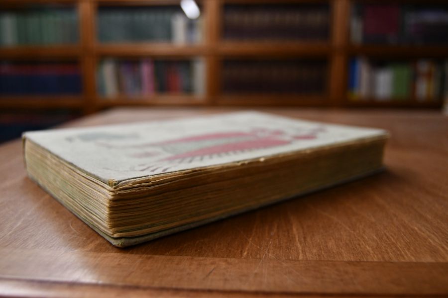 Brüder Grimms Kindermärchen. Für die Jugend sorgfältig ausgewählt von Paul Moritz mit 8 farbigen u. 35 schwarzen Bildern von P. Hey.