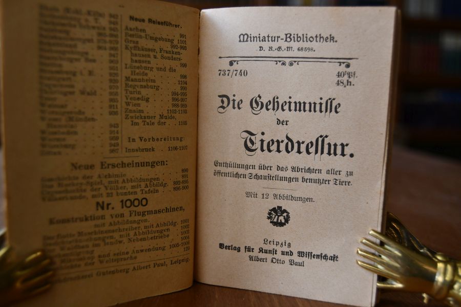 Die Geheimnisse der Tierdressur.