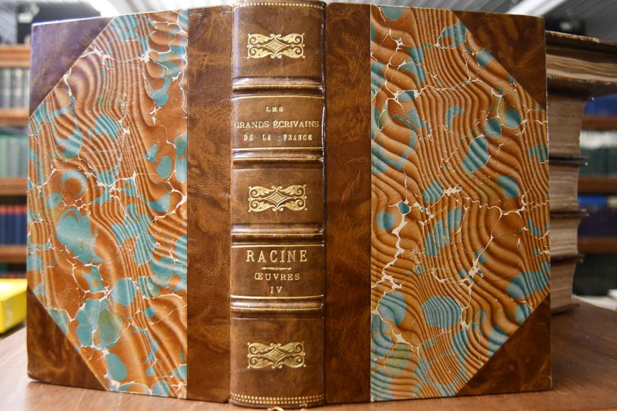 Oeuvres de J. Racine. 9 Bde. (komplett). In Band 9 sind die Noten und das Album zusammengebunden.