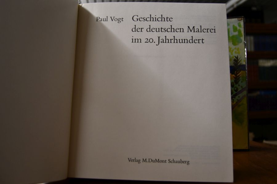 Geschichte der deutschen Malerei im 20. Jahrhundert.