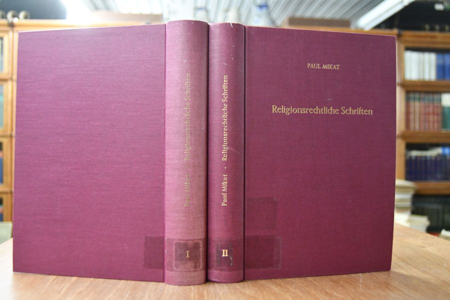 Religionsrechtliche Schriften. Abhandlungen zum Staatskirchenrecht und Eherecht. 2 Bde. (komplett)