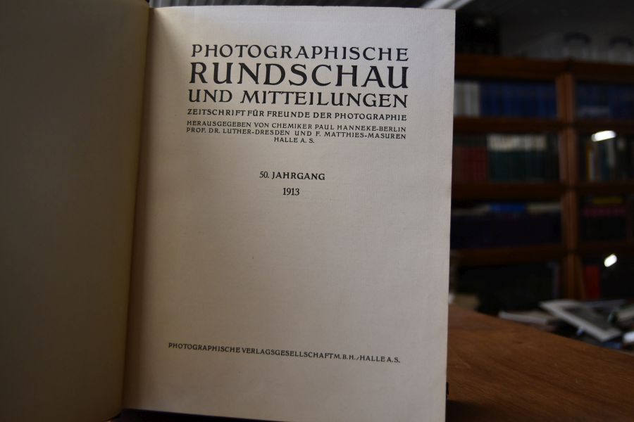 Photographische Rundschau und Mitteilungen. Zeitschrift für Freunde der Photographie. 50. Jahrgang 1913.