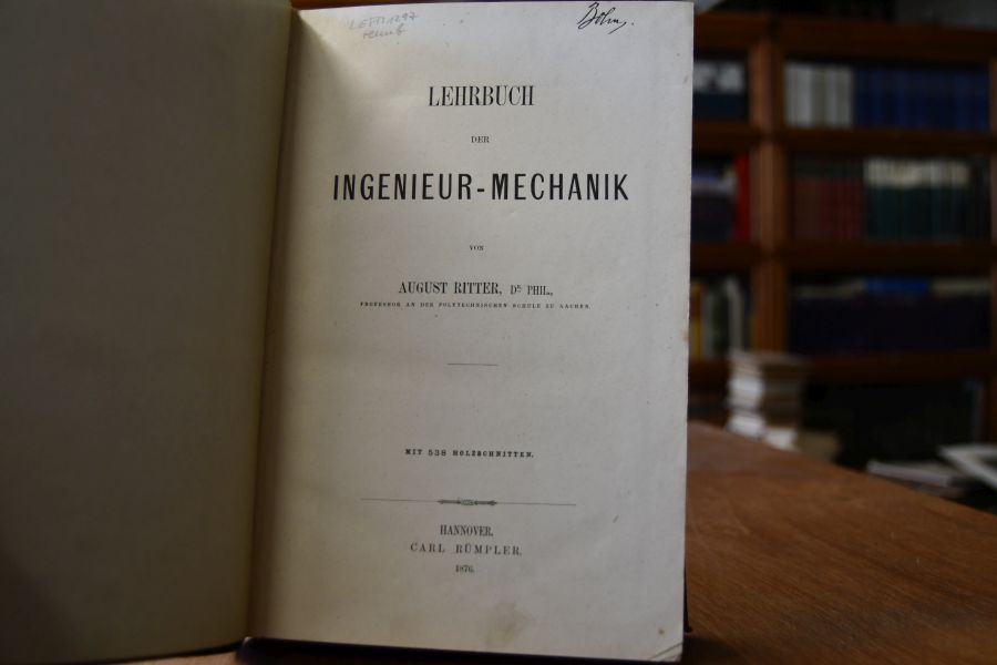 Lehrbuch der Ingenieur-Mechanik.