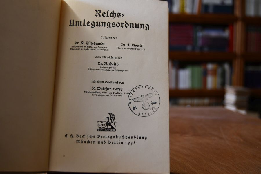 Reichs-Umlegungsordnung. Erläutert.
