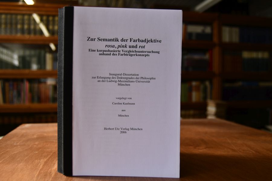 Zur Semantik der Farbadjektive rosa, pink und rot. Eine korpusbasierte Vergleichsuntersuchung anhand des Farbträgerkonzepts.