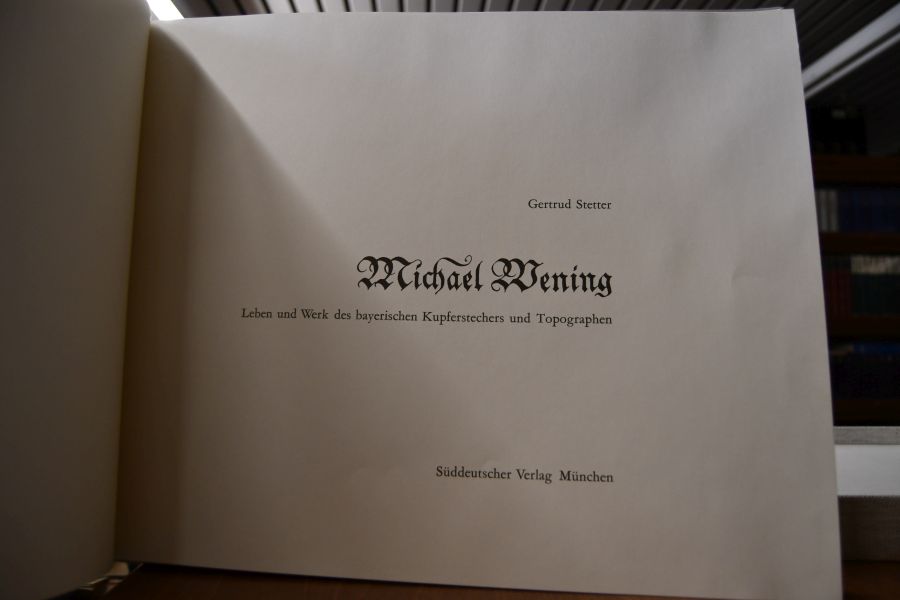 Michael Wenning. Leben und Werk des bayerischen Kupferstechers und Topographen.