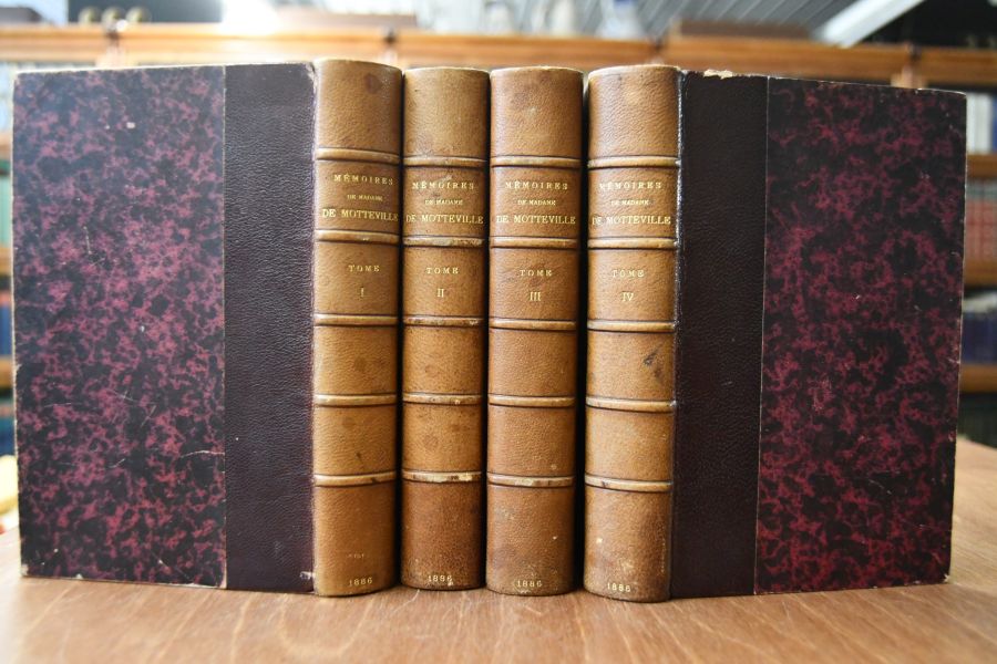 Memoires de Mme de Motteville sur Anne d`Autriche et sa Cour. Bde. 1-4 (komplett)