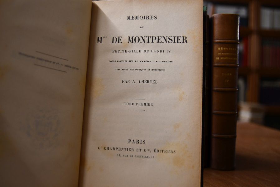 Memoires de Mlle. de Montpensier. Petite-Fille de Henri IV. 4 Bde. (komplett).