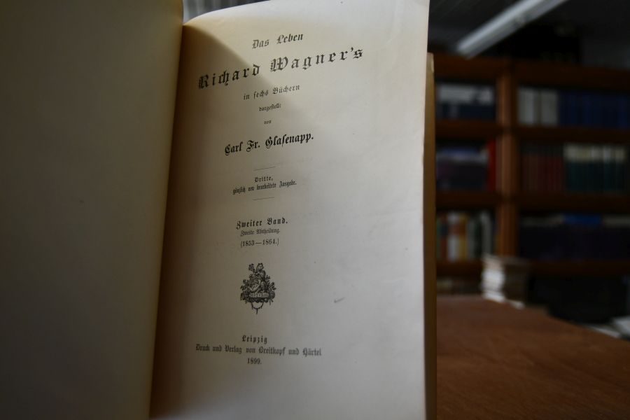 Das Leben Richard Wagner`s, in sechs Büchern. Zweiter Band, 2. Abtheilung 1853-1864 (apart).
